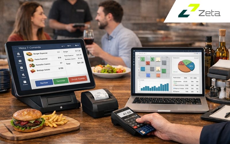 Software gastronómico integrado con POS para restaurantes en Ecuador